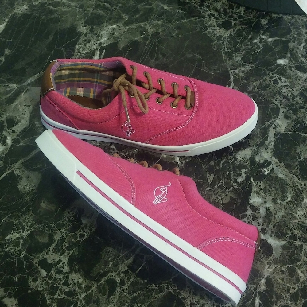 Ex. Cond. Throwback Y2K 1999/2000 Baby Phat Pink Canvas Sneakers sz 9 Deadstock